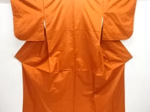 アンティーク　小格子模様織り出し米沢紬着物・道行コートアンサンブル